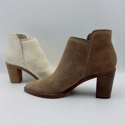 Niestandardowe damskie skórzane buty do sukienki Bone Soft Nappa / Cow Suede Leather Upper