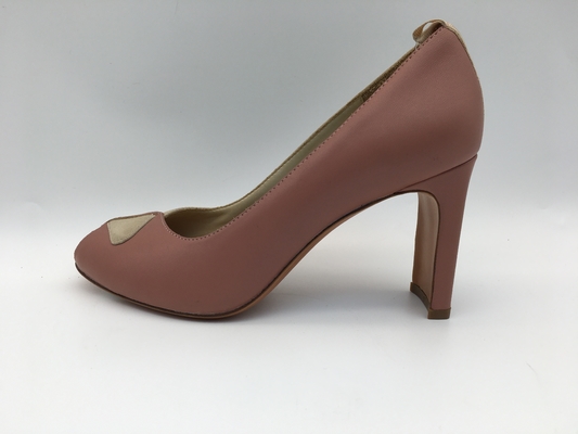 Zamszowe damskie skórzane buty sukienka ODM OEM z peep Toe Heels