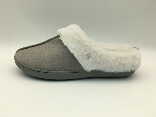 Zimowe ciepłe kapcie z polaru Wygodne dwukolorowe skórzane buty Microsuede Upper