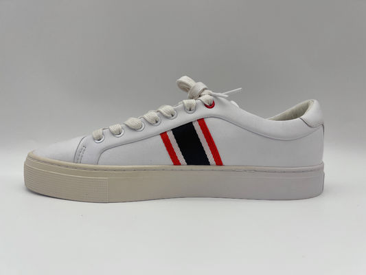 Stylowe antypoślizgowe buty sportowe białe damskie skórzane buty do tenisa białe