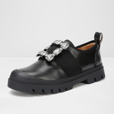 Czarne płaskie buty dla kobiet nowe style biurowe buty damskie 2022 Casual płaskie buty mary jane