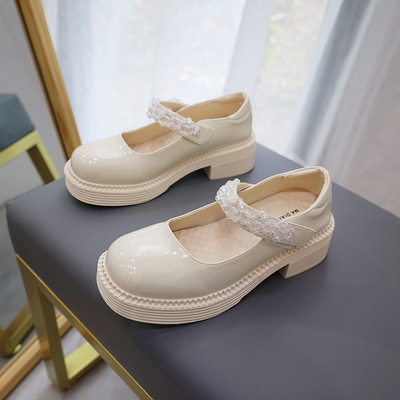 Dziecięce lekkie buty na co dzień, powrót do szkoły dziewczęce wygodne skórzane buty czarne
