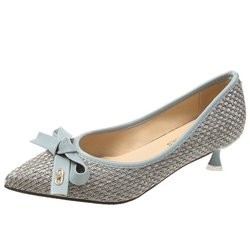 patchworkowy kolor spiczasta głowa dama cienki obcas płytkie usta pojedyncze buty biznesowe eleganckie buty na wysokim obcasie