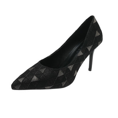 Koronkowy nadruk Summer Light Pojedyncze damskie buty na wysokim obcasie Shallow Mouth Stiletto