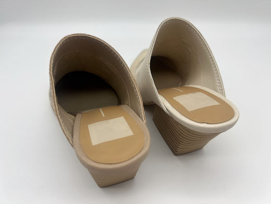 OEM Womens Pointed Toe Shoes Tan / Off White Obuwie z podeszwą TPR