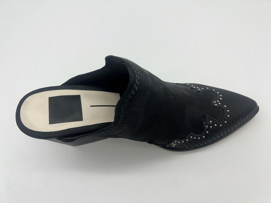 Błyszczące buty z zamkniętymi palcami na platformie damskie buty sukienka czarne miękkie buty zamszowe z krowy