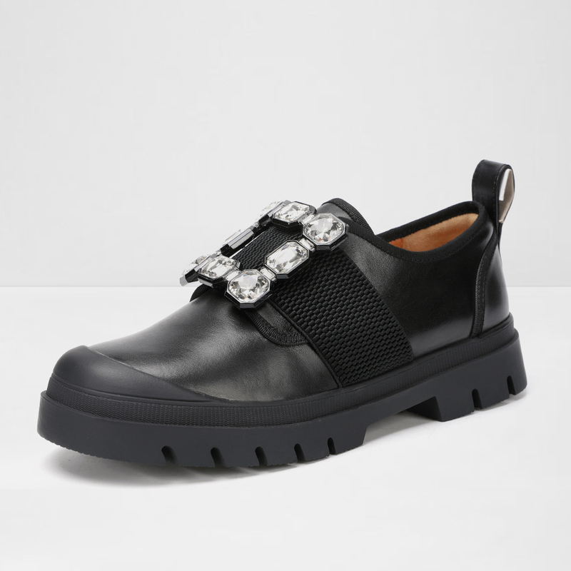 Czarne płaskie buty dla kobiet nowe style biurowe buty damskie 2022 Casual płaskie buty mary jane