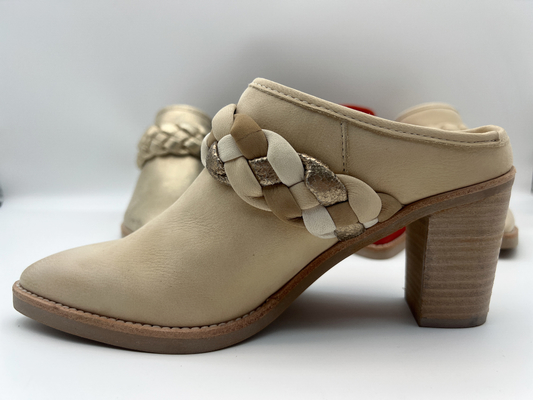 ROSH damskie buty z zamkniętymi palcami 2-calowy obcas z tkanym paskiem