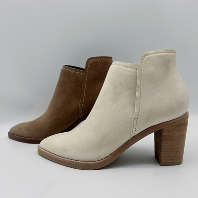 Niestandardowe damskie skórzane buty do sukienki Bone Soft Nappa / Cow Suede Leather Upper