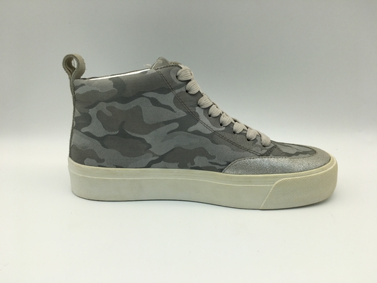 Damskie buty sportowe Lt Grey High Top Wygodne antypoślizgowe buty do koszykówki