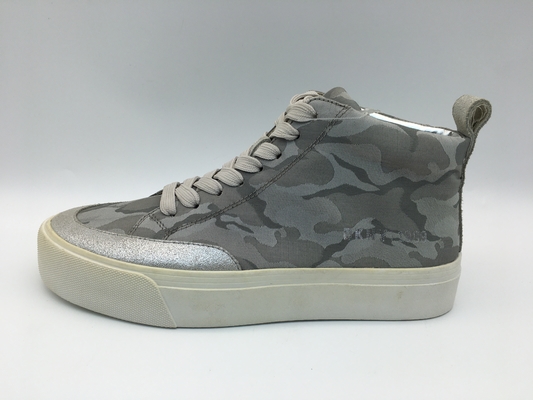 Damskie buty sportowe Lt Grey High Top Wygodne antypoślizgowe buty do koszykówki